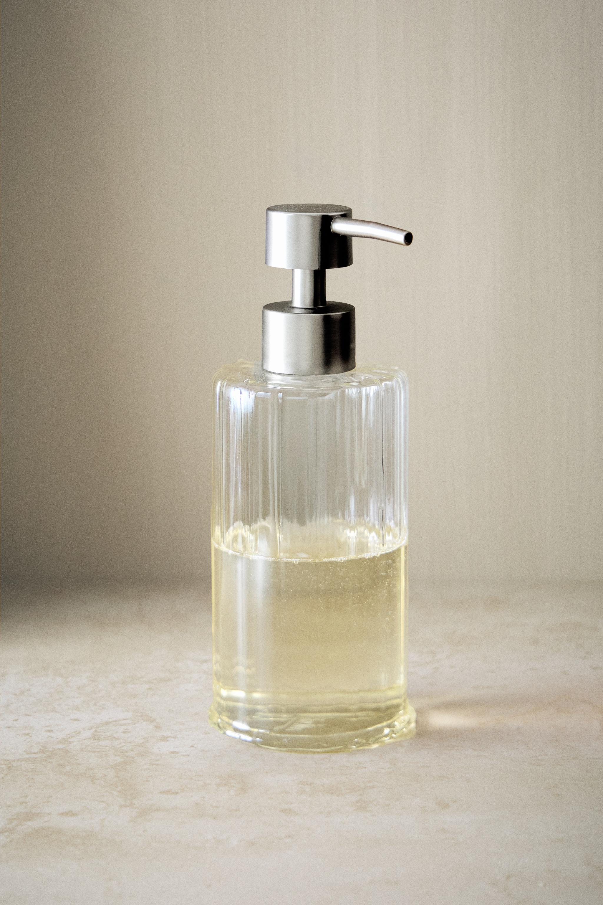 BOROSILICATE GLASS SOAP DISPENSER